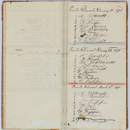 Improve alt-text: Musician Attendance Book, 22 Oct 1875 - 24 Apr 1880, New York Philharmonic 